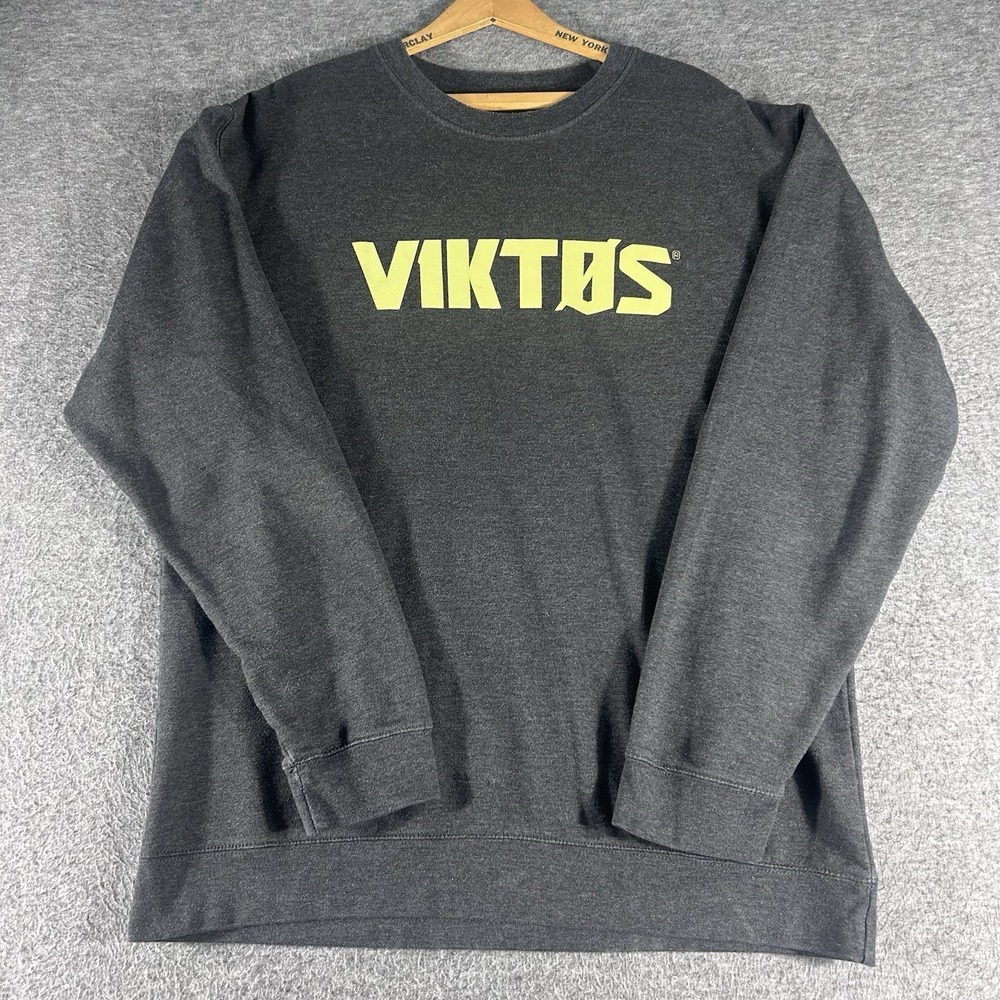 Men's Viktos Graphic Crew Neck Pullover Long Sleeve Sweatshirt‎ Tactical Size XL